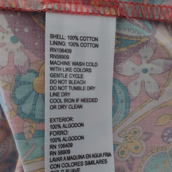 Antonio Melani Orange & Blue Paisley Halter Dress Size 12 - Picture 10 of 10